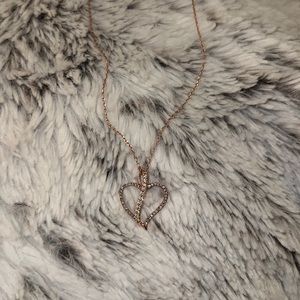 Rose Gold Heart Necklace